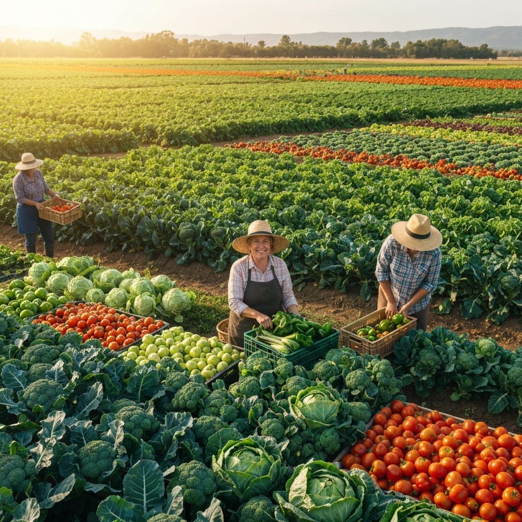 Fresh organic produce